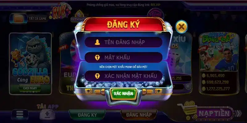 Đăng Ký Rikvip - Dễ Dàng Nhanh Gọn Chỉ Trong 1 Phút 3 Lợi ích khi đăng ký Rikvip thành công